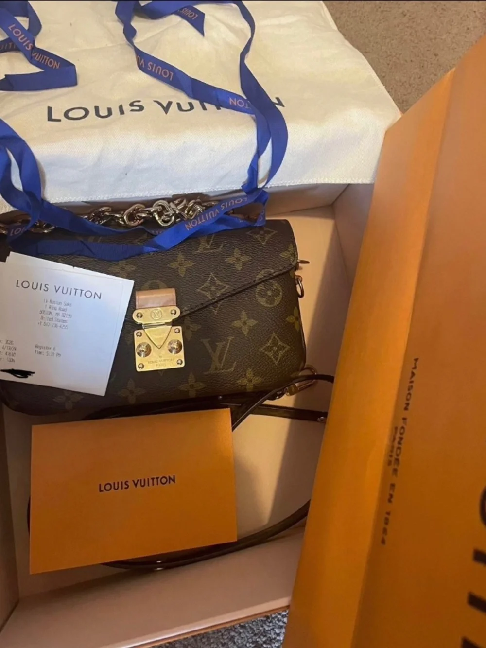 Louis Vuitton cross body purse